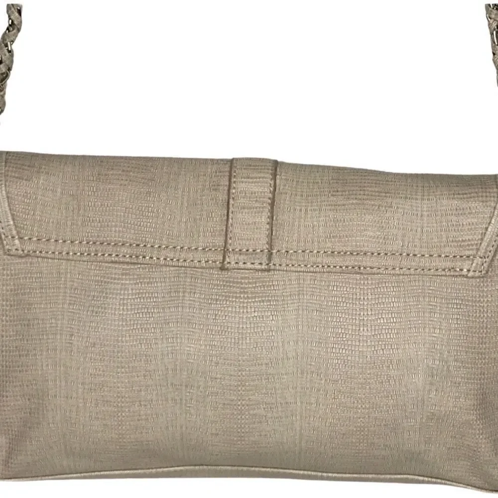 Chico’s Beige Textured Crossbody Shoulder Bag